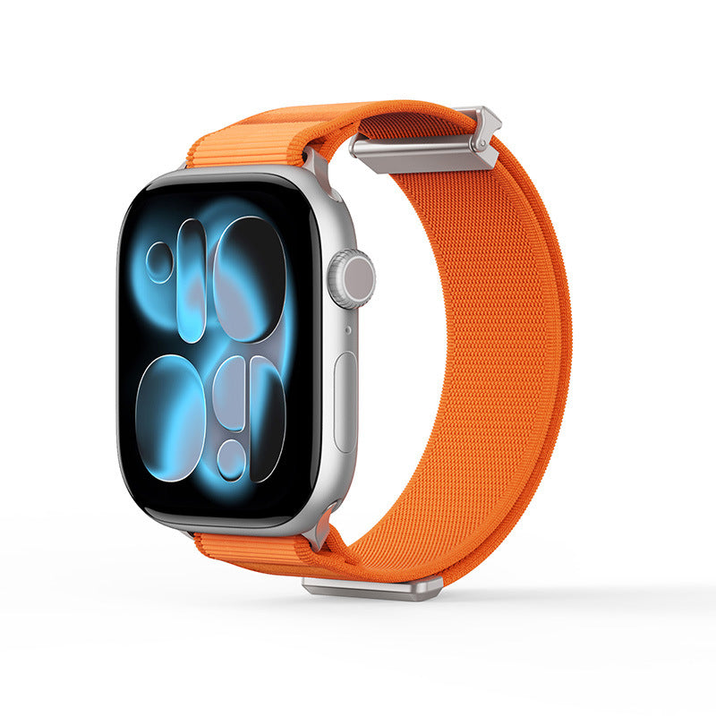 iBandGear Magnetic Woven Loop Band for Apple Watch - Orange