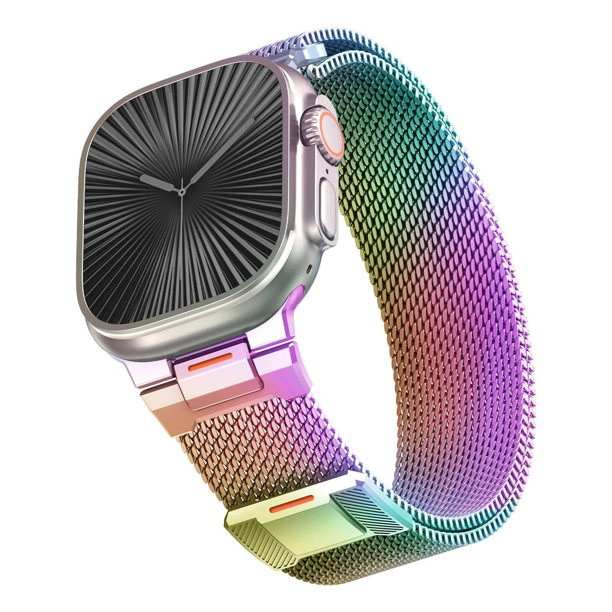 iBandGear Mechanical Style Magnetic Milanese Band for Apple Watch - Colorful