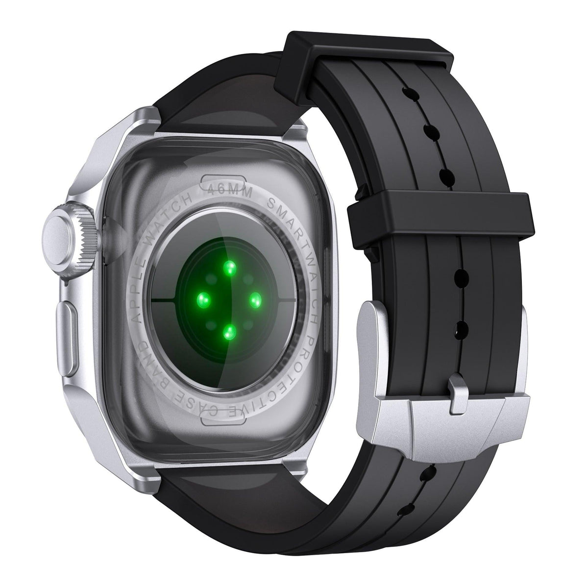 iBandGear Metal Bezel Case with Silicone Band for Apple Watch - detail 7