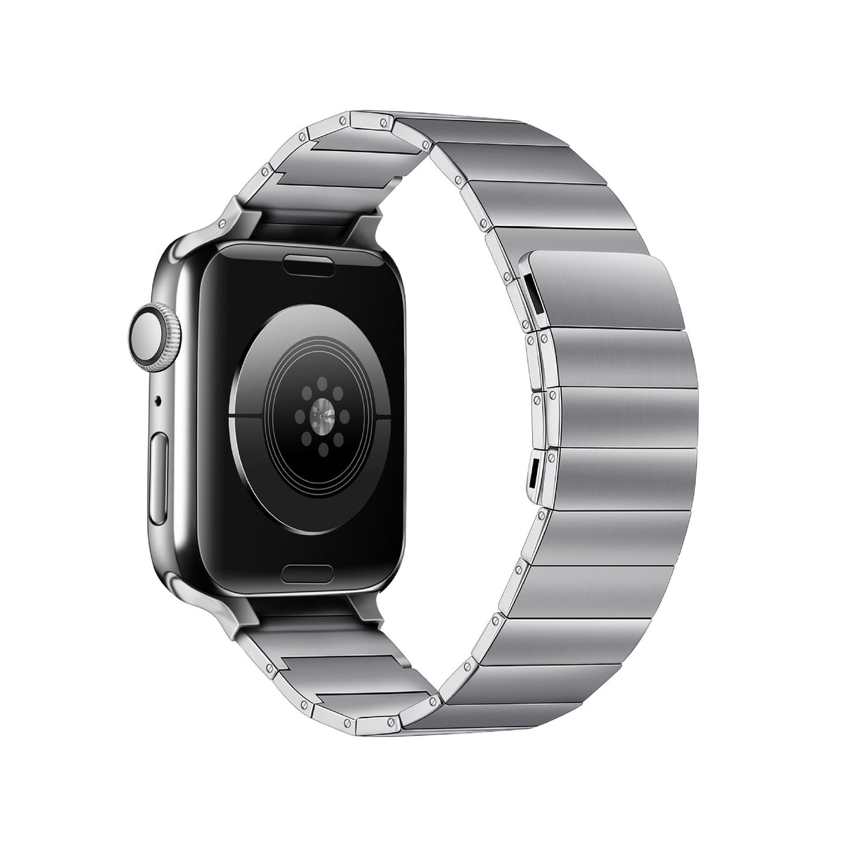 iBandGear Minimal Magnetic Stainless Steel Band for Apple Watch - Silver