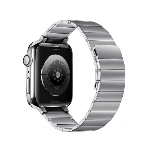 iBandGear Minimal Magnetic Stainless Steel Band for Apple Watch - Silver