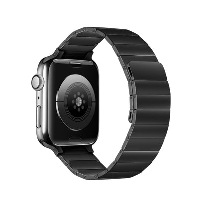 iBandGear Minimal Magnetic Stainless Steel Band for Apple Watch - Black