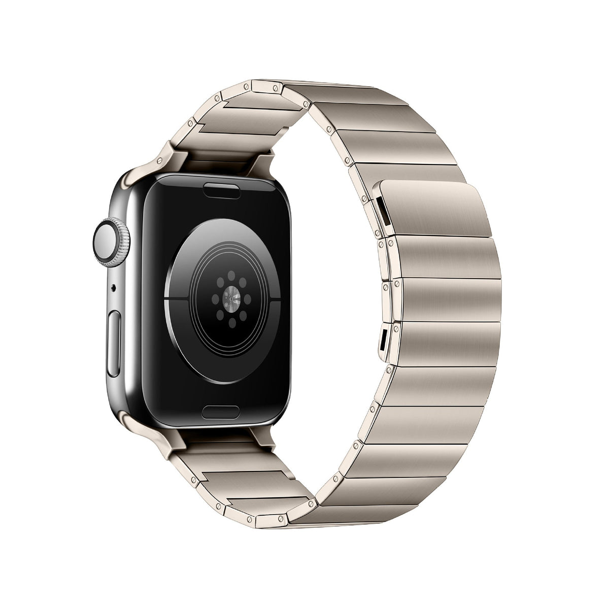 iBandGear Minimal Magnetic Stainless Steel Band for Apple Watch - Starlight