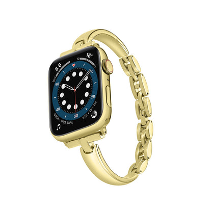 iBandGear Minimalist Bracelet Band for Apple Watch Elegant Jewelry Strap - Gold