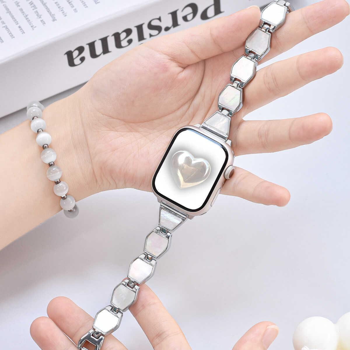 iBandGear Mother of Pearl Chain Band for Apple Watch - detail 7