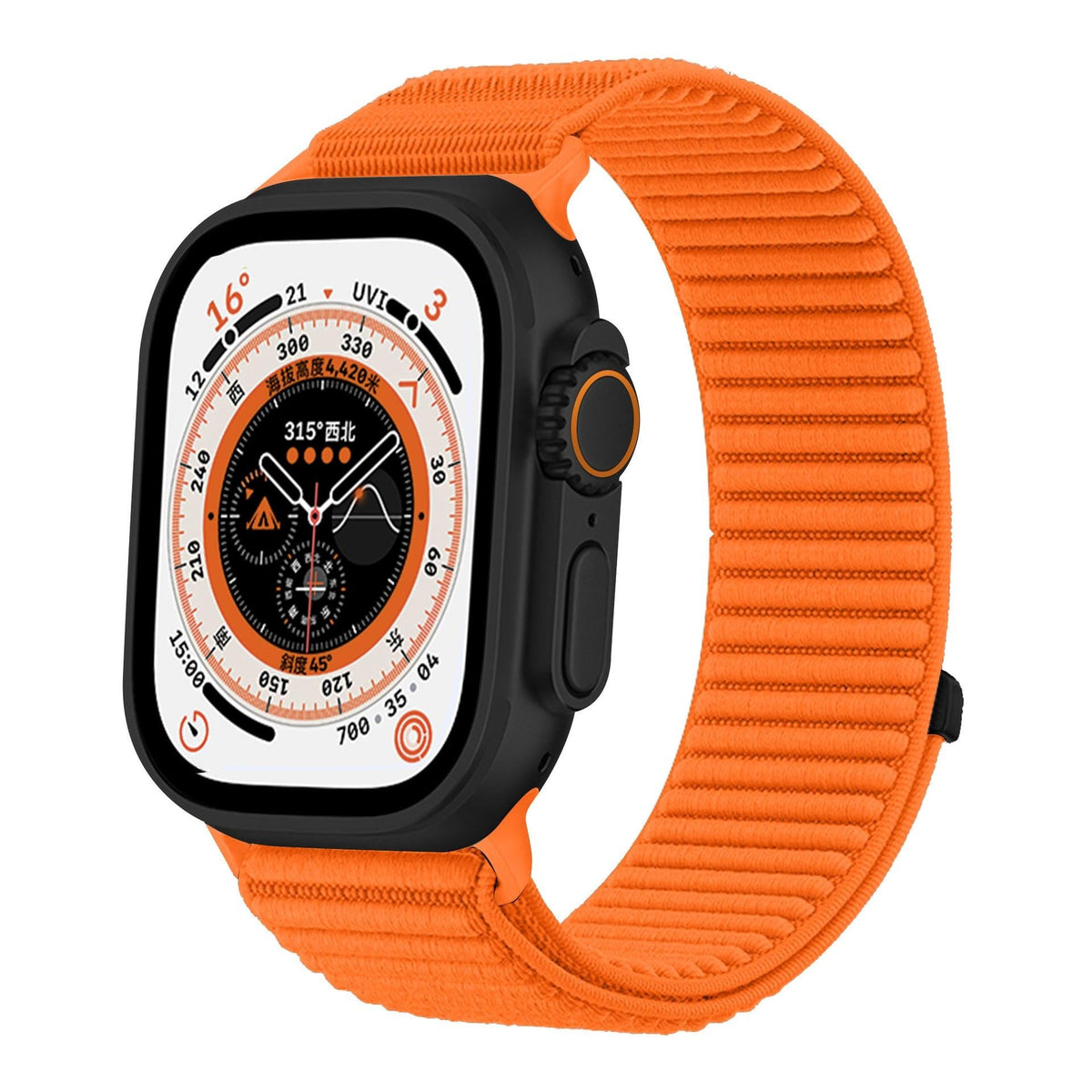 iBandGear Mountain Trail Woven Nylon Band for Apple Watch - Orange