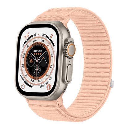 iBandGear Mountain Trail Woven Nylon Band for Apple Watch - Milkshake Pink