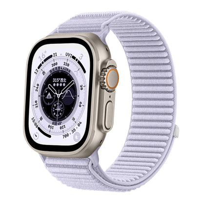 iBandGear Mountain Trail Woven Nylon Band for Apple Watch - Lilac Purple