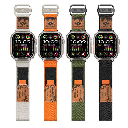 iBandGear Nylon Band for Apple Watch with Leather Patch - detail 5