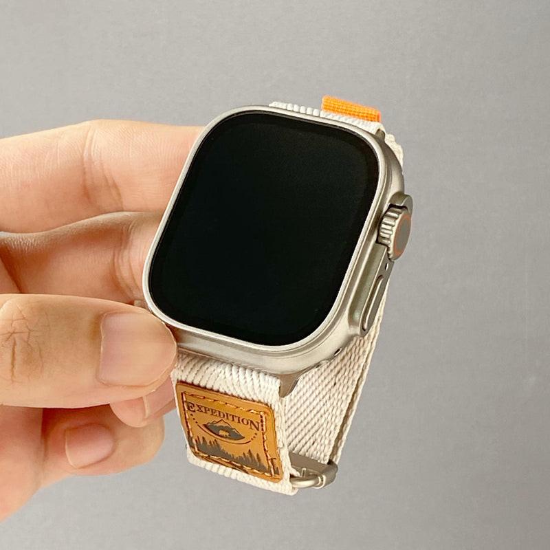 iBandGear Nylon Band for Apple Watch with Leather Patch - detail 7