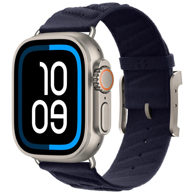 iBandGear Ocean Breeze Nylon Weave Band for Apple Watch - Midnight Blue