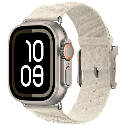 iBandGear Ocean Breeze Nylon Weave Band for Apple Watch - Starlight