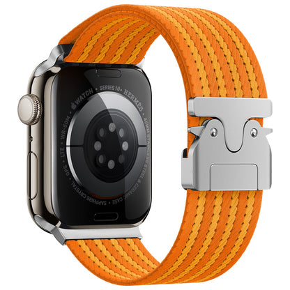 iBandGear Parachute Buckle Woven Nylon Band for Apple Watch - Orange
