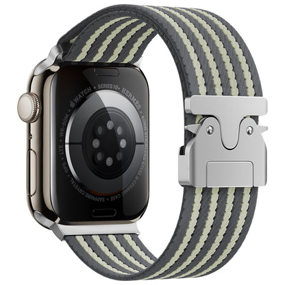 iBandGear Parachute Buckle Woven Nylon Band for Apple Watch - Gray