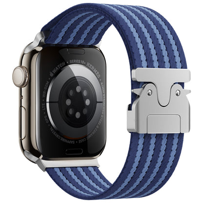 iBandGear Parachute Buckle Woven Nylon Band for Apple Watch - Blue