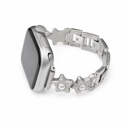 iBandGear Pearl Star Link Bracelet Band for Apple Watch - Starlight