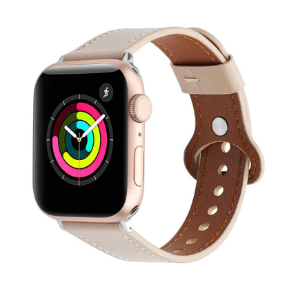 iBandGear Perforated Leather Band for Apple Watch - Apricot