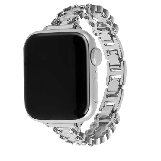 iBandGear Petal Luxe Bracelet Band for Apple Watch - Silver