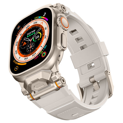 iBandGear Pioneer Pro Liquid Silicone Adventure Band for Apple Watch - Titanium-Starlight