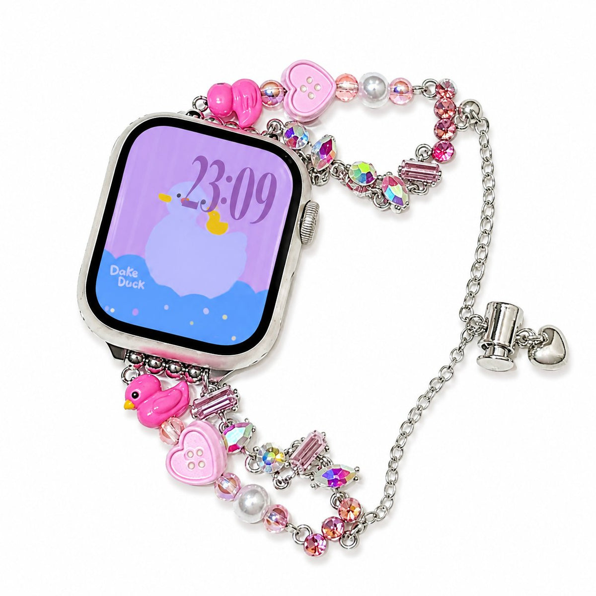 iBandGear Playful Charm Bracelet Band for Apple Watch - Pink