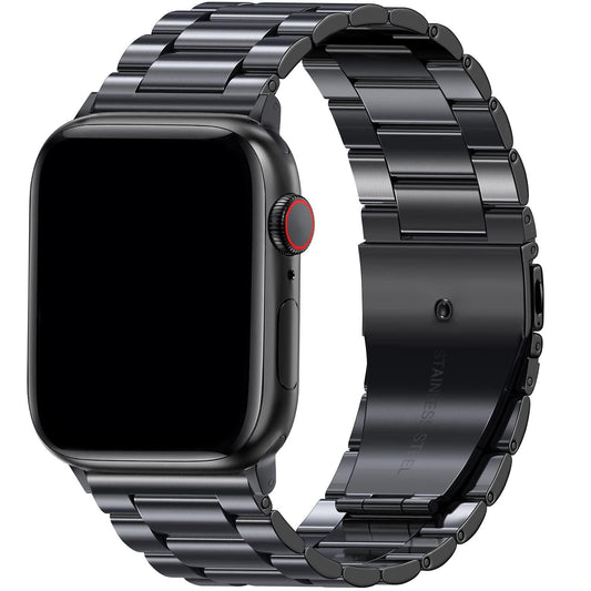iBandGear Premium Stainless Steel Strap for Apple Watch - Black