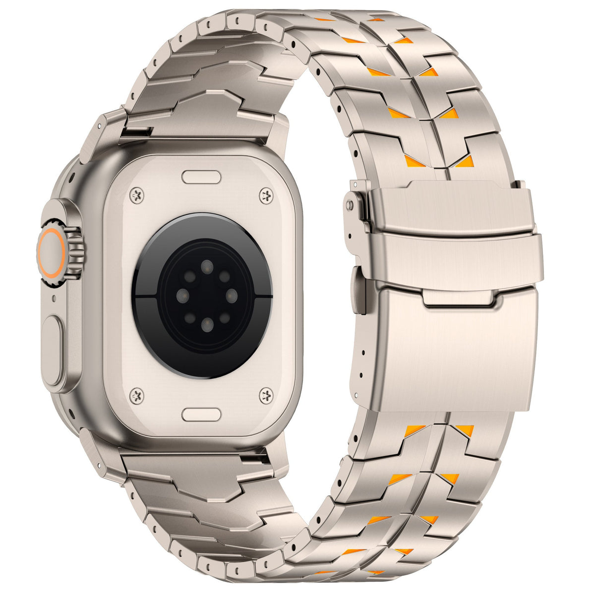 iBandGear Pure Titanium Safety Clasp Band for Apple Watch – 26mm Wide - detail 6