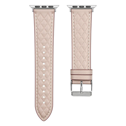 iBandGear Quilted Leather Band for Apple Watch Elegant Stitching - detail 8