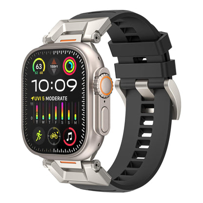 iBandGear Rugged Fluoroelastomer Band for Apple Watch - Black