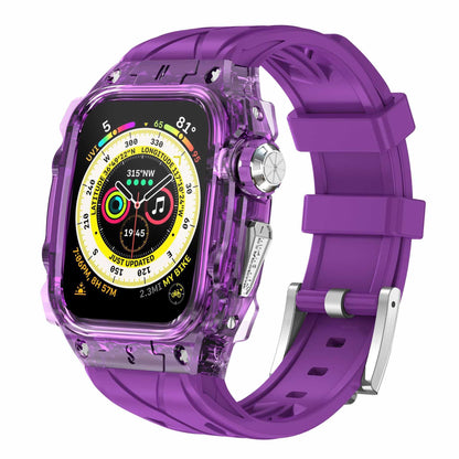 iBandGear Rugged Integrated Case Sport Band for Apple Watch - Purple
