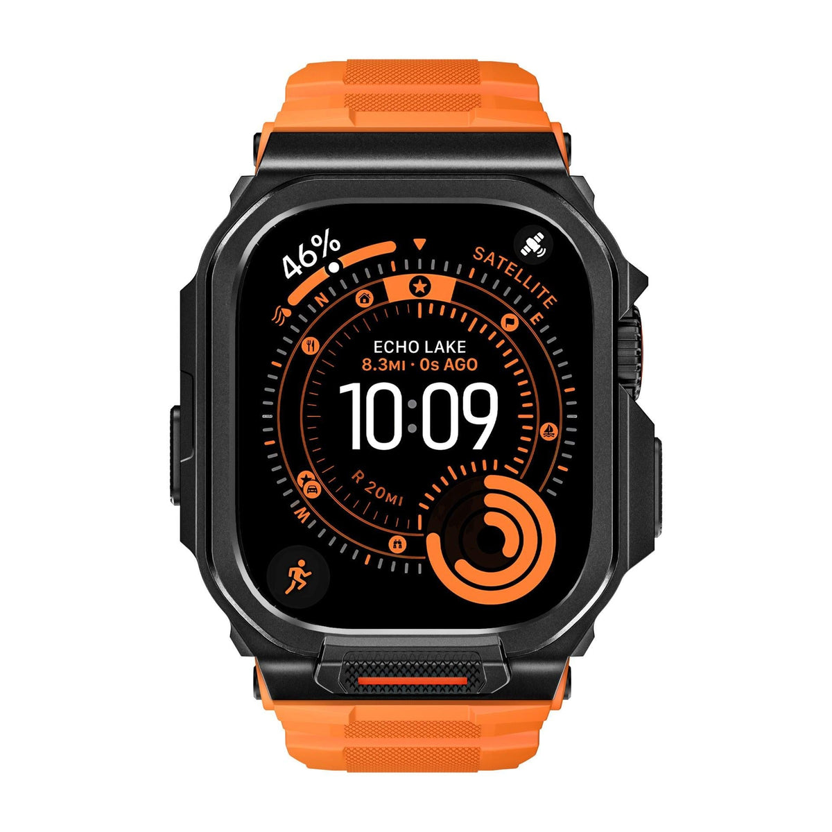 iBandGear Rugged Silicone Band with Metal Case Combo for Apple Watch - detail 8