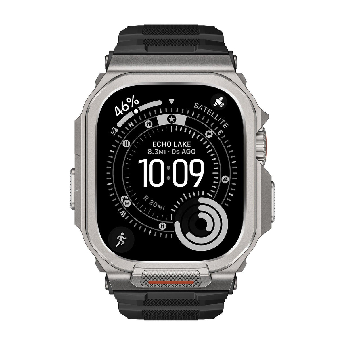 iBandGear Rugged Silicone Band with Metal Case Combo for Apple Watch - detail 12