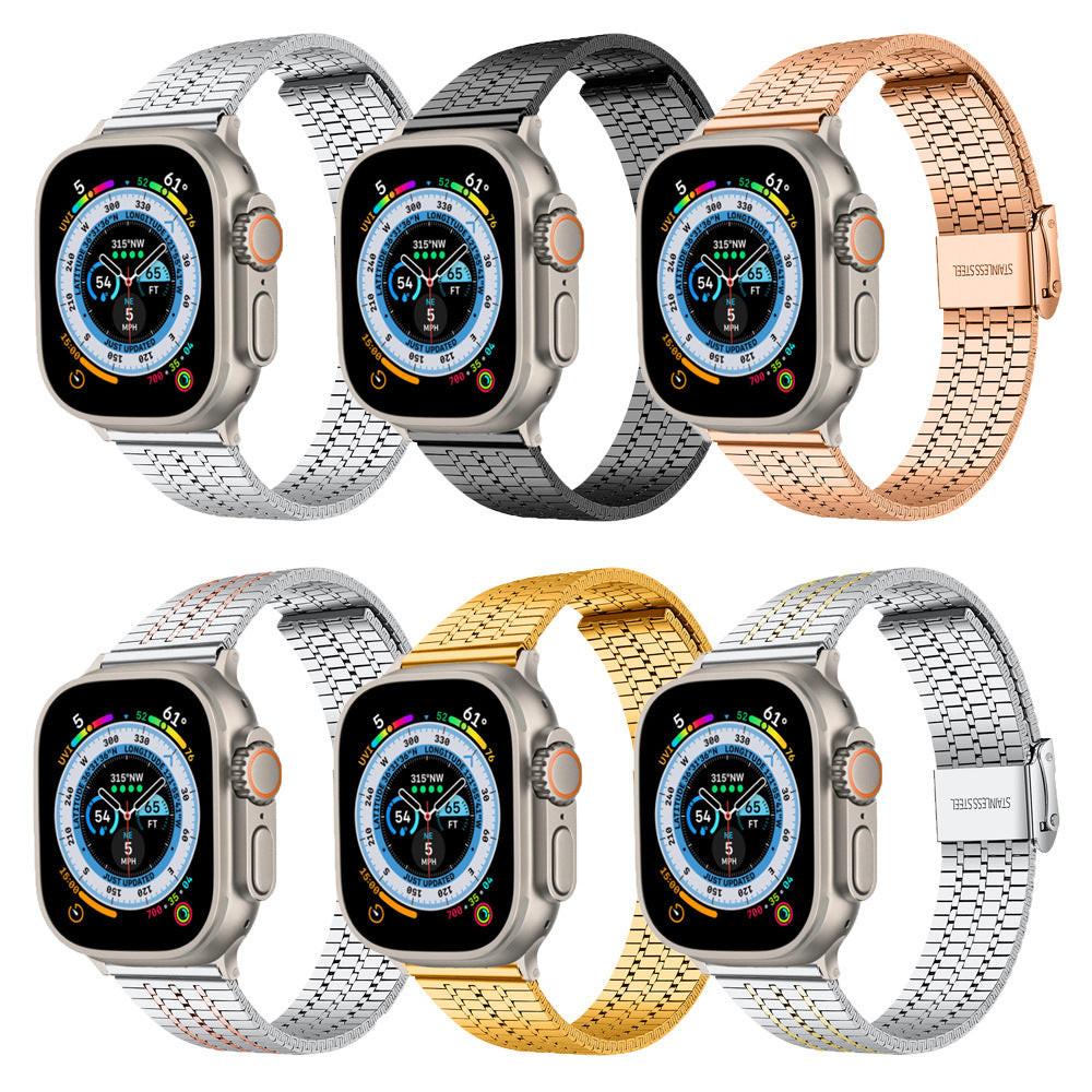 iBandGear Seven-Bead Stainless Steel Band with Double Safety Clasp for Apple Watch - detail 13