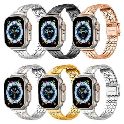 iBandGear Seven-Bead Stainless Steel Band with Double Safety Clasp for Apple Watch - detail 13