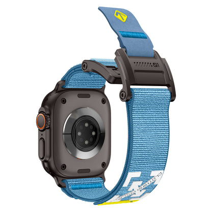 iBandGear Sport Loop Braided Magnetic Band for Apple Watch - Black-Blue