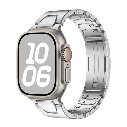 iBandGear Stainless Steel Quick-Release Band for Apple Watch - Silver