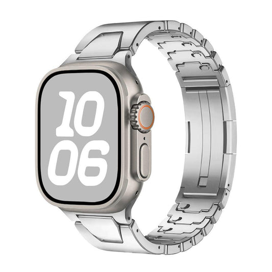 iBandGear Stainless Steel Quick-Release Band for Apple Watch - Silver