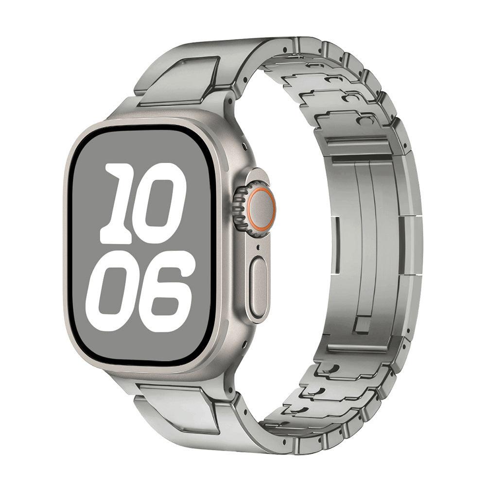 iBandGear Stainless Steel Quick-Release Band for Apple Watch - Titanium