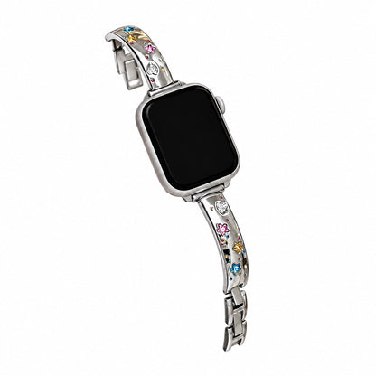 iBandGear Star Charm Metal Bracelet Band for Apple Watch - Silver
