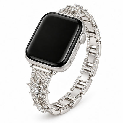 iBandGear Starburst Crystal Jewelry Band for Apple Watch in Starlight