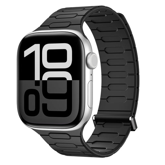 iBandGear Strong Magnetic Silicone Band for Apple Watch - Black
