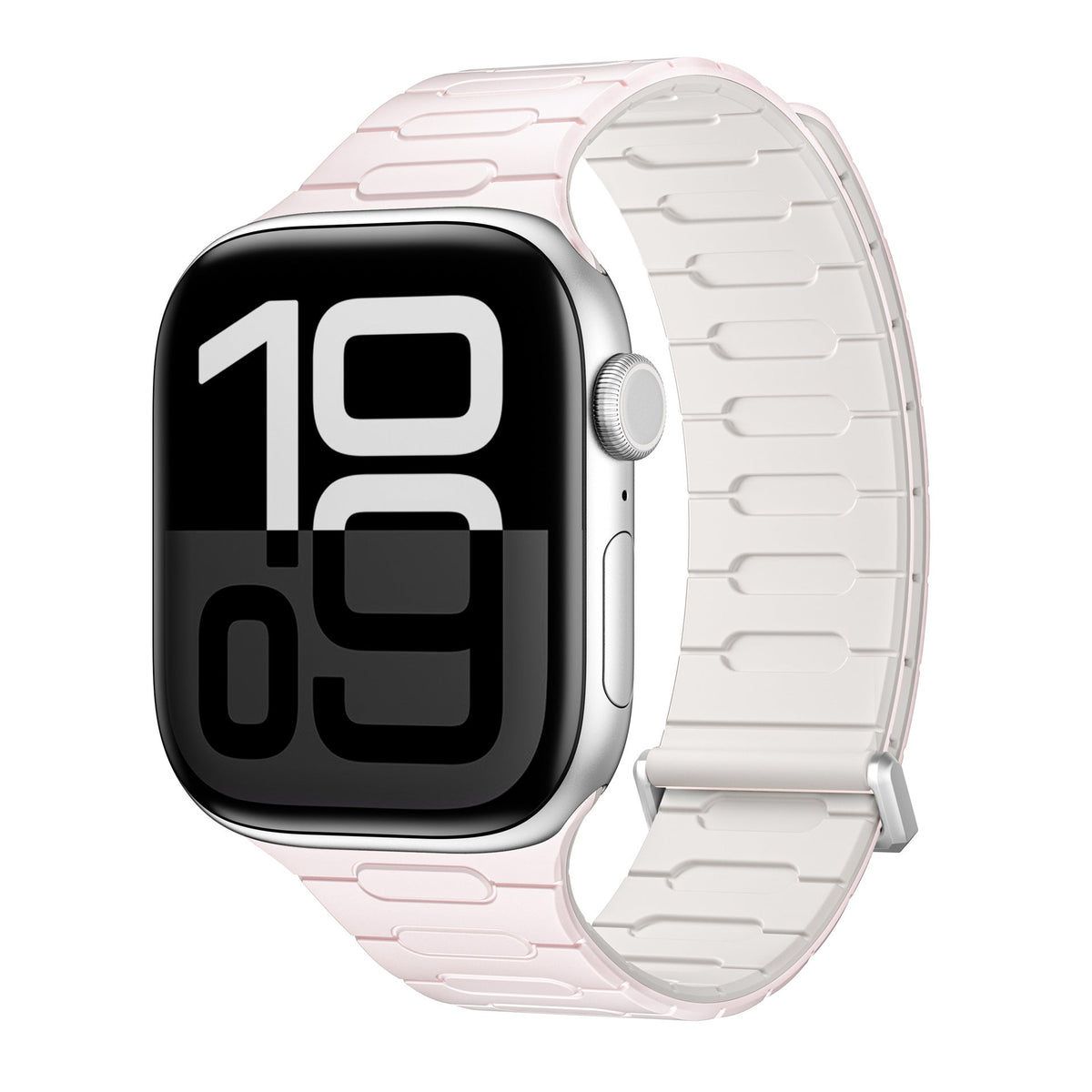 iBandGear Strong Magnetic Silicone Band for Apple Watch - Light Pink - Starlight