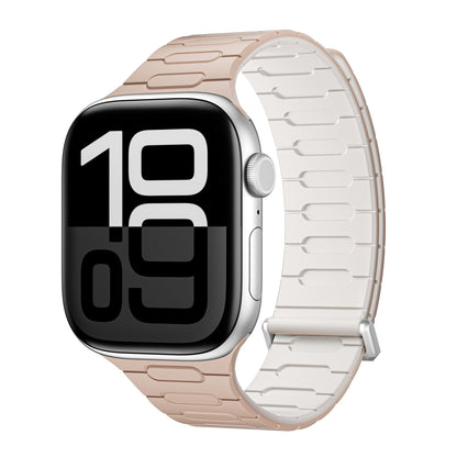 iBandGear Strong Magnetic Silicone Band for Apple Watch - Milk Tea - Starlight