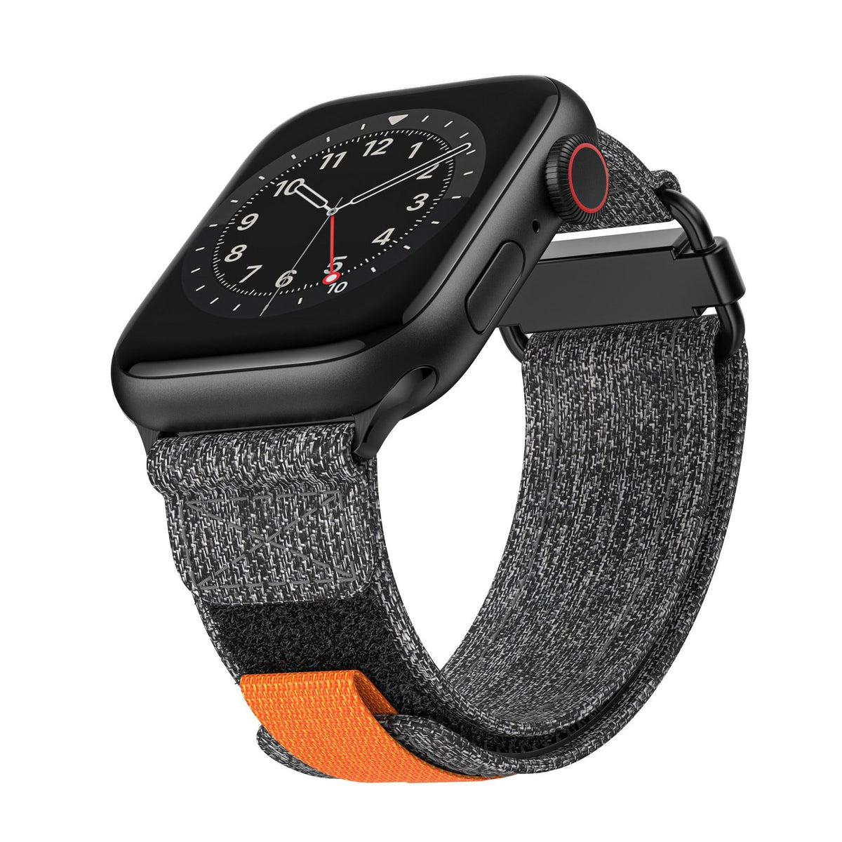 iBandGear Stylish Loop Canvas Velcro Band for Apple Watch - Gray