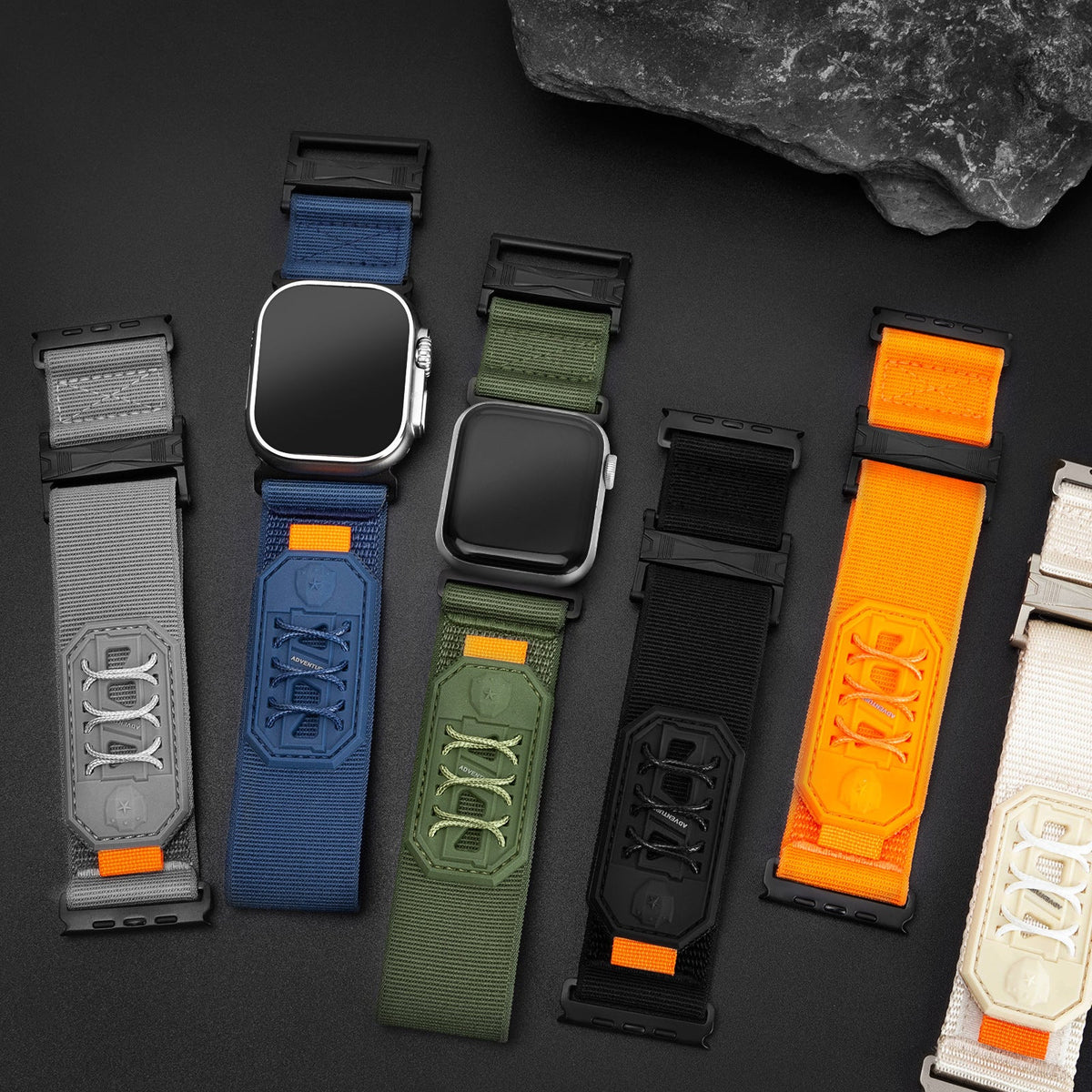iBandGear Tactical Nylon Loop Band for Apple Watch Rugged Outdoor Strap - detail 7