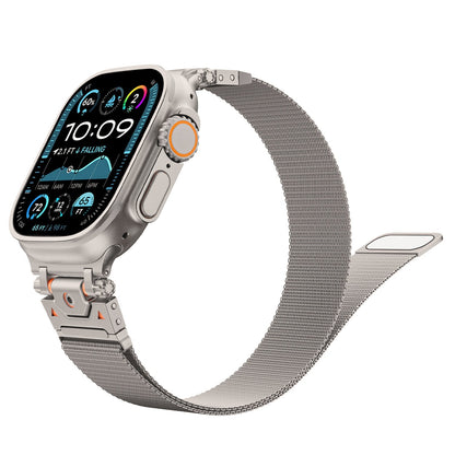 iBandGear Titan Milanese Stainless Steel Band for Apple Watch - Titanium