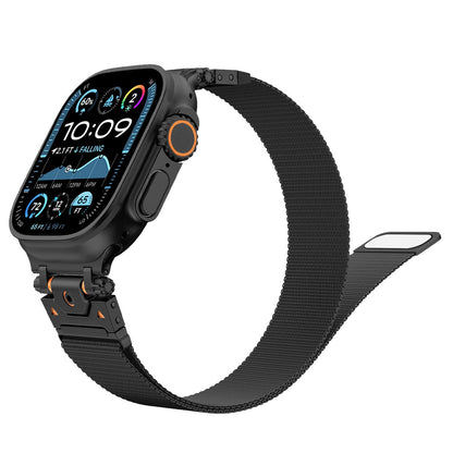 iBandGear Titan Milanese Stainless Steel Band for Apple Watch - Black