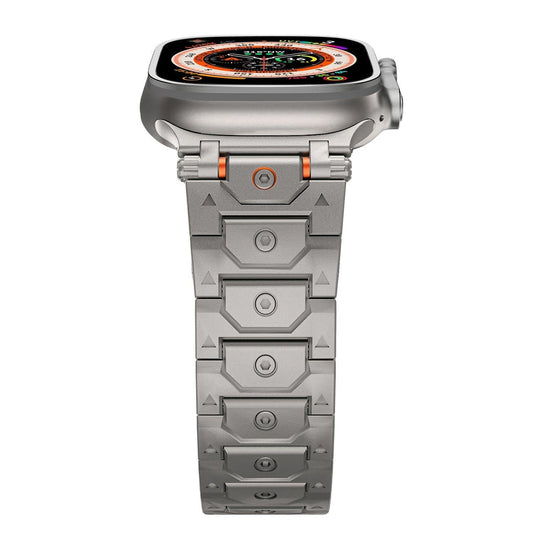 iBandGear Titan-Style Stainless Steel Band for Apple Watch - Titanium