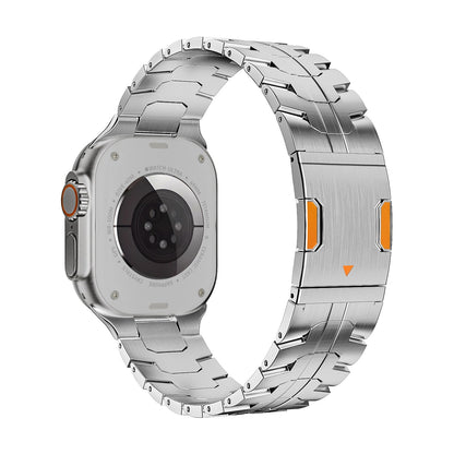iBandGear TitanCore Magnetic Titanium Band for Apple Watch - Silver