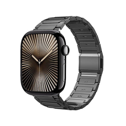 iBandGear Titanium I-Link Magnetic Clasp Band for Apple Watch - Graphite