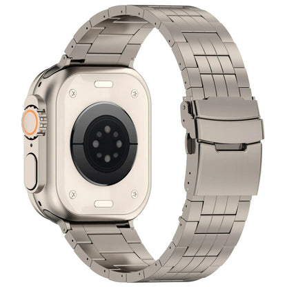 iBandGear Titanium Metal Link Band for Apple Watch with Butterfly Clasp - detail 6